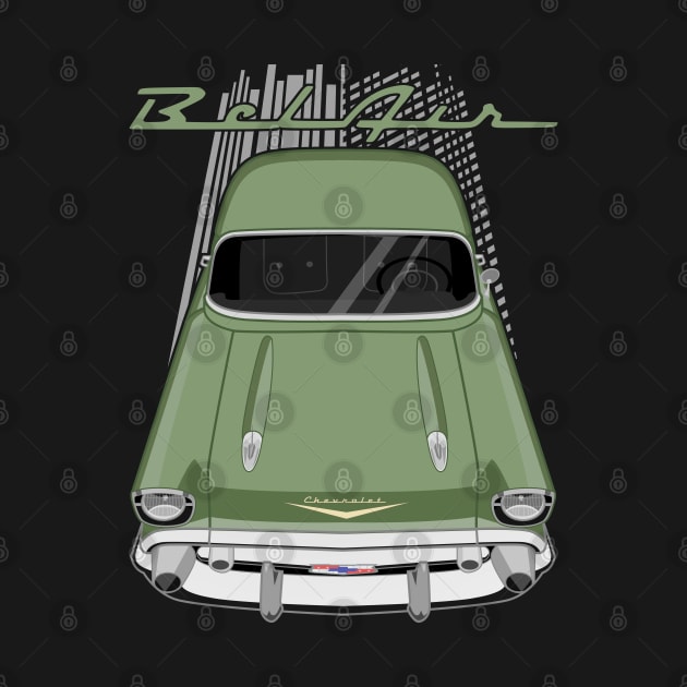 Chevrolet Bel Air 1957 - laurel green by V8social