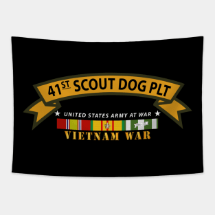 41st  Scout Dog Platoon wo Txt  w VN SVC Tapestry