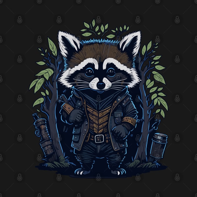 Raccoon Agent by mysticpotlot