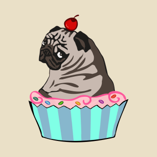 pug cupcake T-Shirt