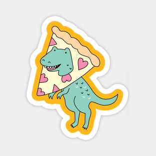 Pizza Rex Magnet