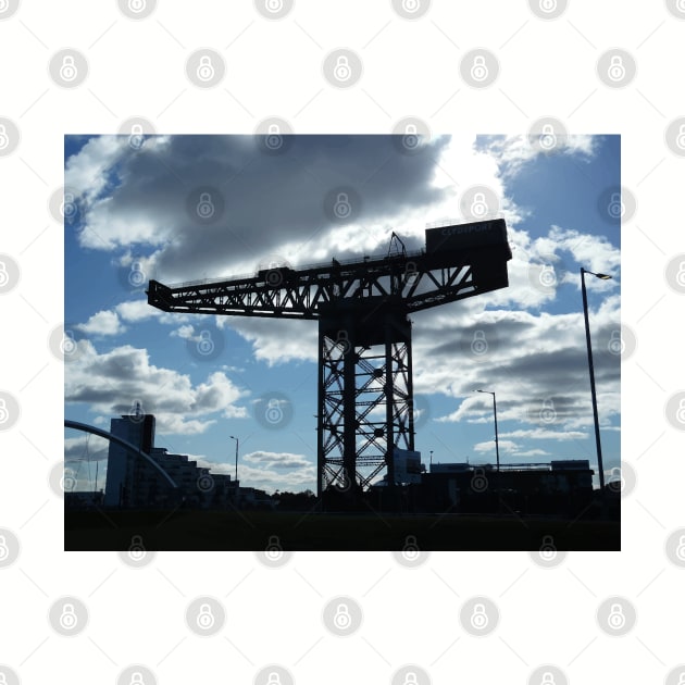 Scottish Photography Series (Vectorized) - Finnieston Crane Glasgow by MacPean