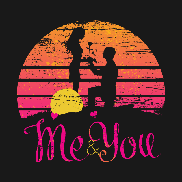 Funny valentines day cute design for couples My one and only by Goldewin