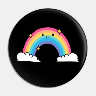 Happy Rainbow Kawaii Pin