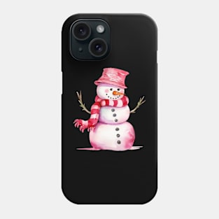 Happy Snowman Phone Case