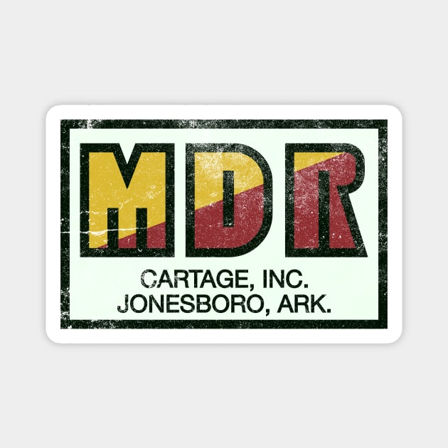 MDR Cartage (front and back) Magnet by rt-shirts