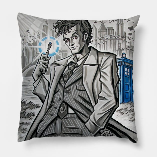 The Tenth Doctor Pillow by Rainesz