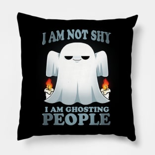 Ghosting People Pillow