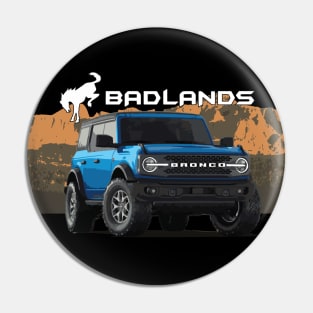 Bronco Badlands 6th Gen Velocity Blue Pin