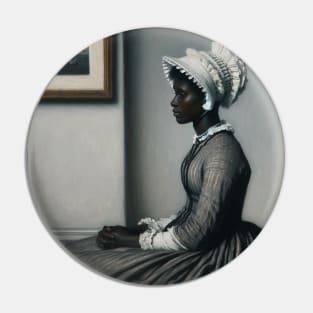 Whistler's Mother Reimagined: Empowering Black History Month Pin