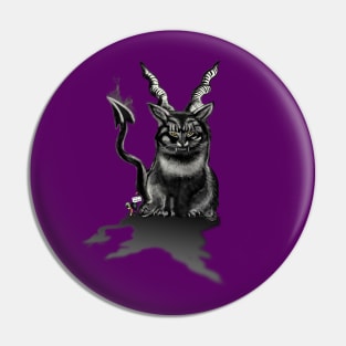 Baphocat the Dark Lords Darker Master Pin