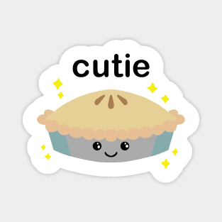 Cutie Pie (white) Magnet