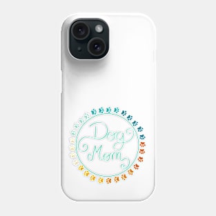 Colorful dog mom Phone Case