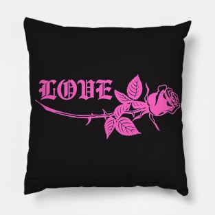 Love Rose in Pink Pillow