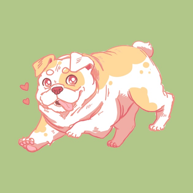 Cute Bulldog by Dragon_doggo