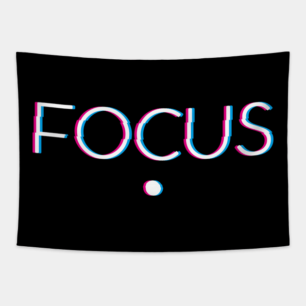 Focus Glitch Tapestry by Insomnia_Project