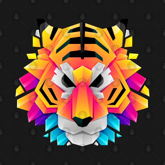 Cutout Tiger Face by machmigo