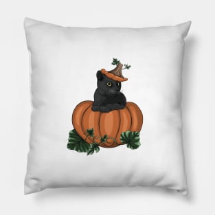 Pumpkin kitty Pillow