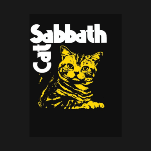 black sabbath logo cheshire cat person