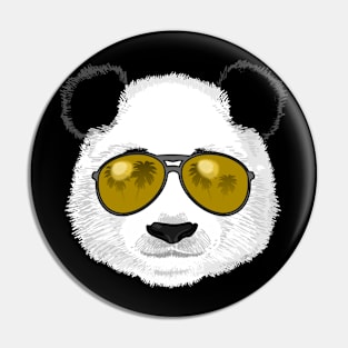 Beach Panda with Sunglasses Pin