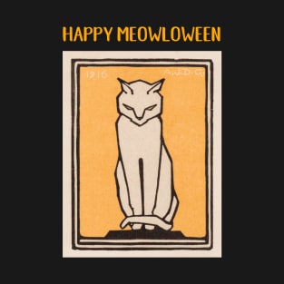 Halloween Cat Meowloween T-Shirt