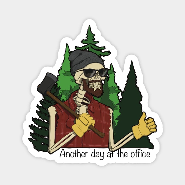 Lumberjack Bones Magnet by Good Steward Designs