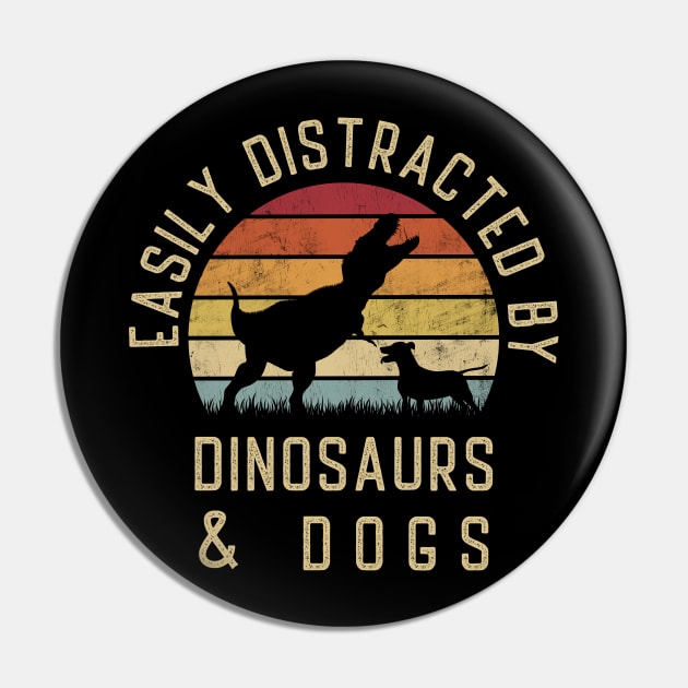 Easily distracted by Dinosaurs and dogs I heart Dinosaur dog Pin by sports_hobbies_apparel