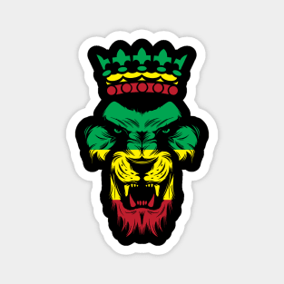 Rasta Lion Magnet