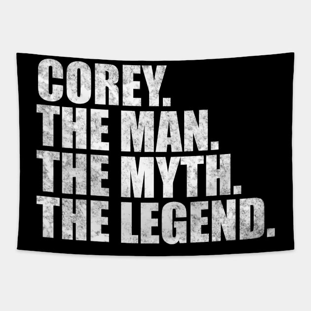 Corey Legend Corey Name Corey given name Tapestry by TeeLogic