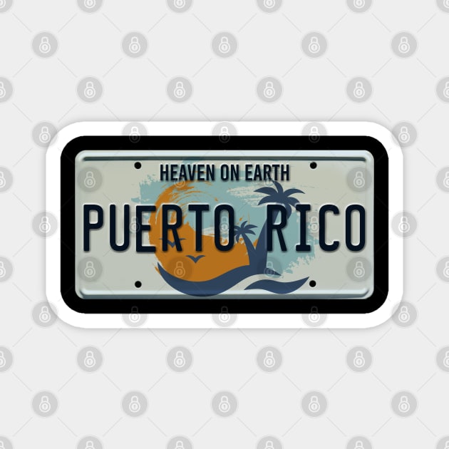 Puerto Rico summer vacation Magnet by SerenityByAlex