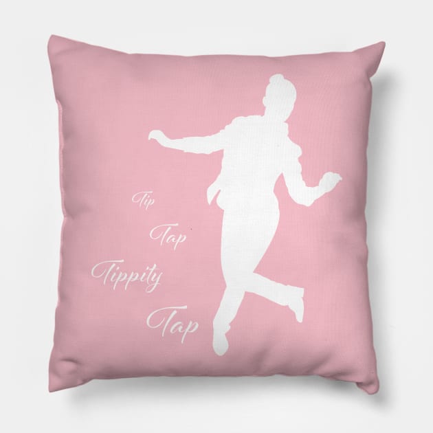 Tippity Tap Dance Pillow by geekywhiteguy