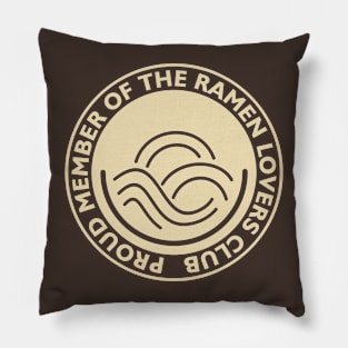 Proud Member Of The Ramen Lovers Club Pillow