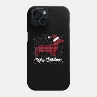 Merry Christmas dog funny gift for dog lover Phone Case