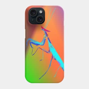 Blue Praying Mantis | Party Insect Phone Case