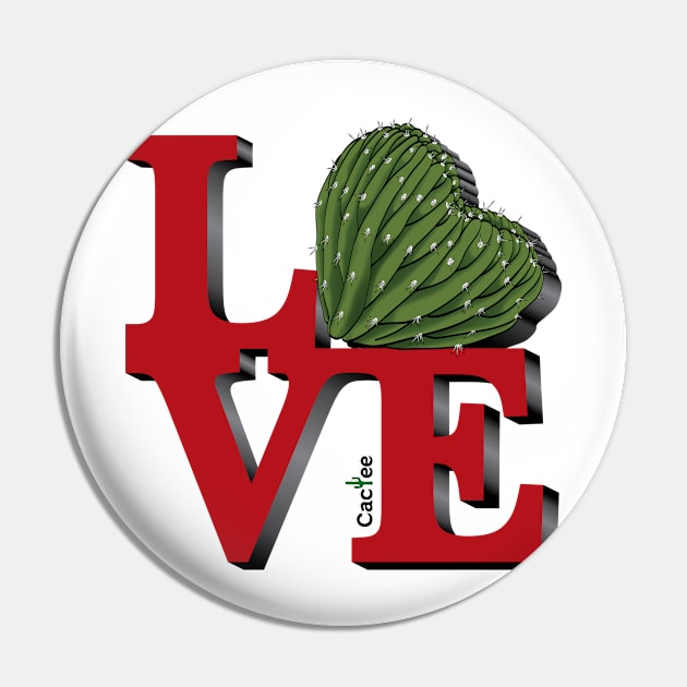 Love Cacti Pin by Cactee