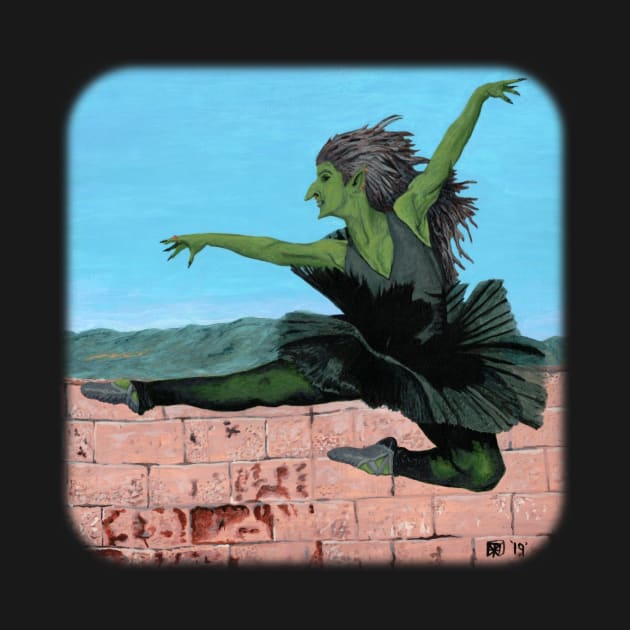 Fairy Tale Goblins Dancing by Helms Art Creations