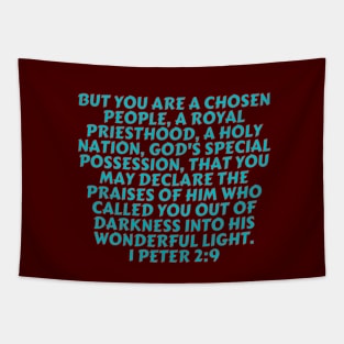 Bible Verse 1 Peter 2:9 Tapestry