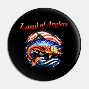 Land of Anglers Pin