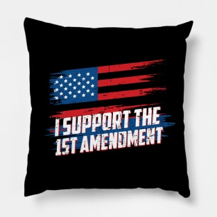 1st Amendment - Freedom of the Speech Shirt Pillow