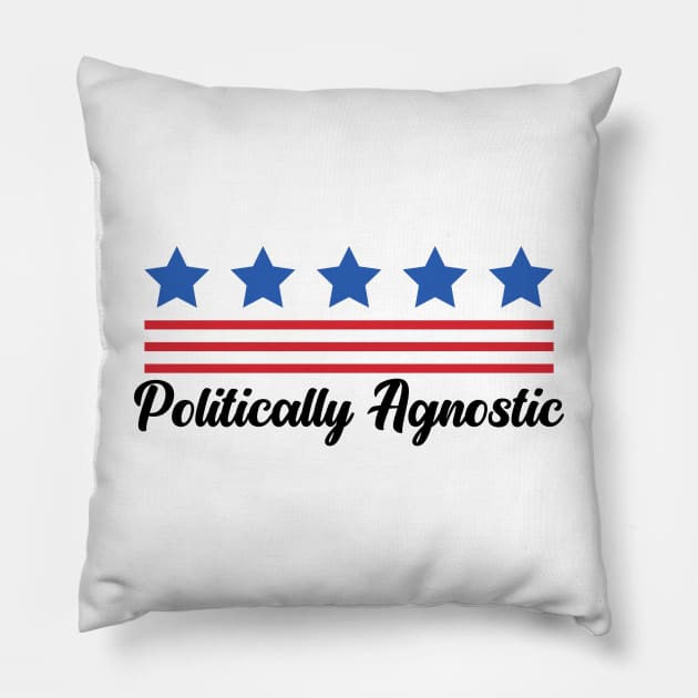 Politically Agnostic Pillow by nextneveldesign