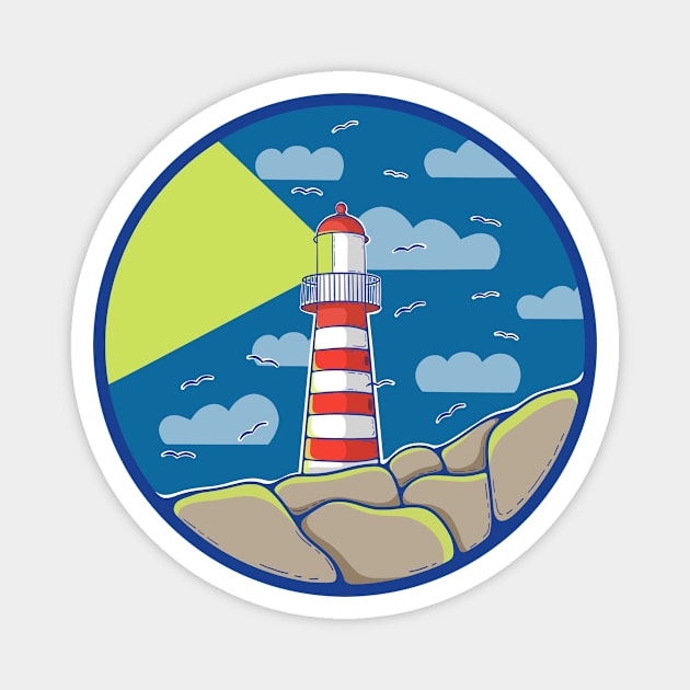 Lighthouse Magnet by TASCHE
