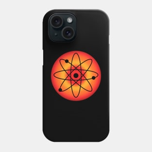 Atomic Red Background Phone Case