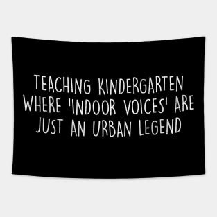 Teaching kindergarten Tapestry