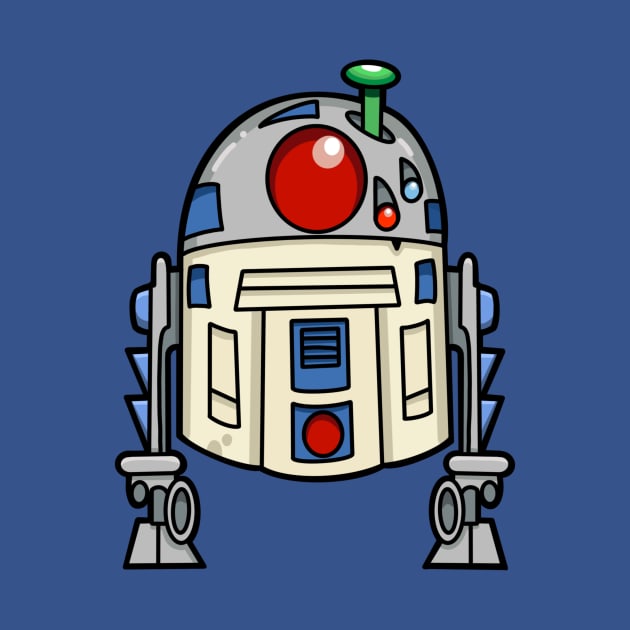 Vintage Droid by NikInked