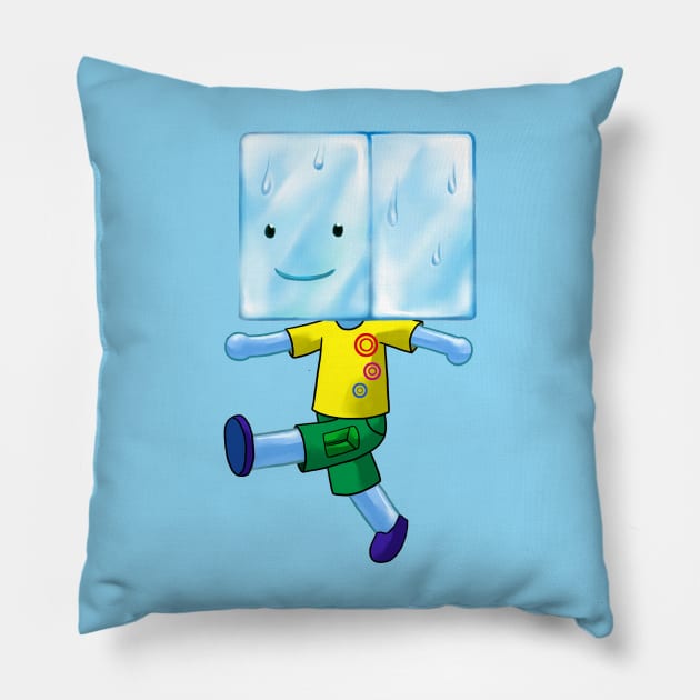 ice cube Pillow by white.ink