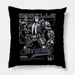 Gorilla Security Sci-fi Job Future Mecha Animals Robot Pillow