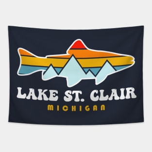 Lake St. Clair Fishing Michigan Fish Tapestry