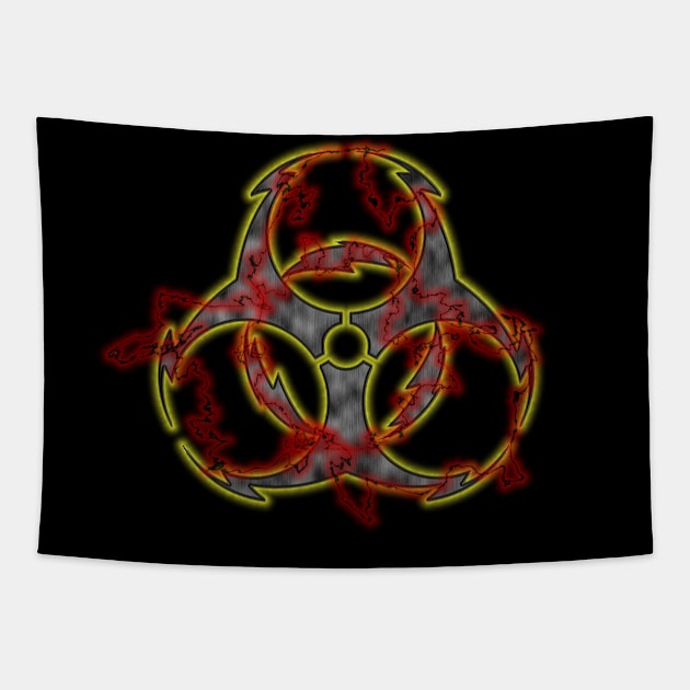 BioElectrical Hazard F- Reverse Speedforce Version Tapestry by Veraukoion