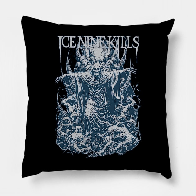 satanics INK Pillow by Mechanism Apparel