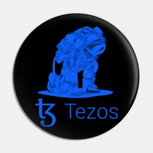 Tezos  Crypto Cryptocurrency XTZ  coin token Pin